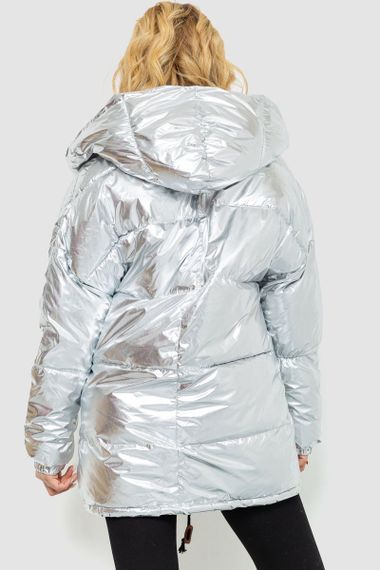 Куртка жіноча, колір сріблястий, 235R5808 | Зображення 3