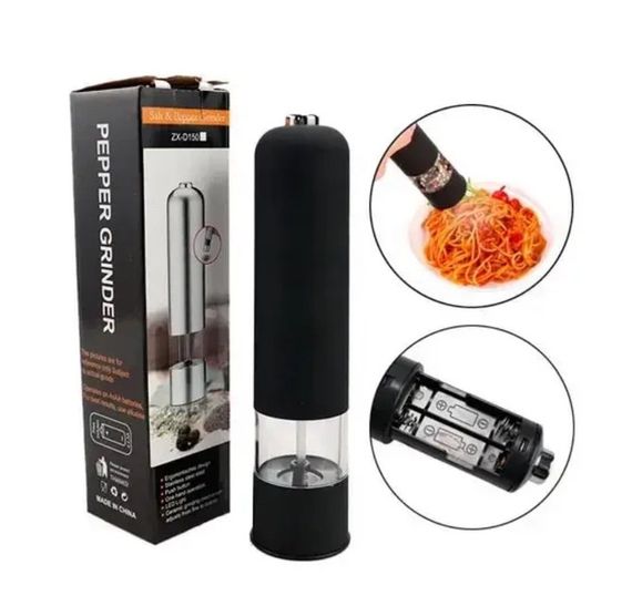 Електричний млин для спецій Salt and Pepper MIlls Black Мельница для специй | Зображення 2