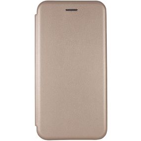 Кожаный чехол-книжка Classy для Xiaomi Redmi Note 9s / Note 9 Pro / Note 9 Pro Max Золотой