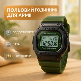 Водонепроникний електронний годинник SKMEI, Спеціальний годинник для військової операції OK-29
