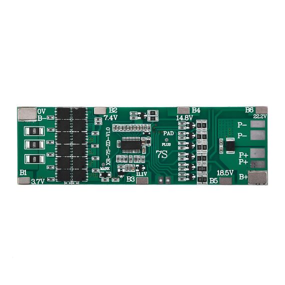 BMS 7S 30А Li-Ion 18650 XR-7s-ZD-30A 29.4V с балансиром | Зображення 3