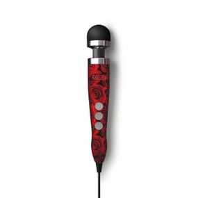 Вібромасажер DOXY Die Cast 3 ROSE PATTERN, дуже потужний, живлення 220В, металевий корпус Sex Aura