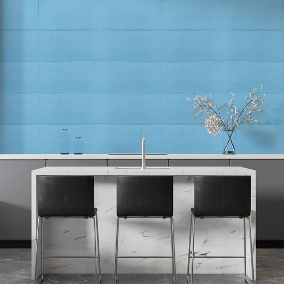 Самоклеюча 3D панель 700х600х5мм Блакитні блоки (367) SW-00001465 | Зображення 4