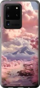 Чохол на Samsung Galaxy S20 Ultra Рожеві хмари із пластику FCh_006697