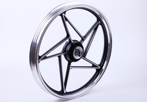 Диск передній литий, дискове гальмо 18*1,6 (black) — НВ-125/150 | Зображення 1