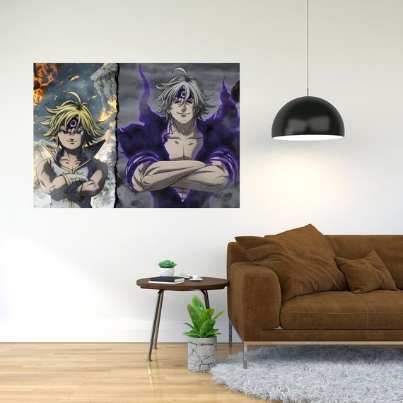 Плакат-постер з принтом Кавун Nanatsu no Taizai - Сім смертних гріхів А1 ПЛ000818(A1)