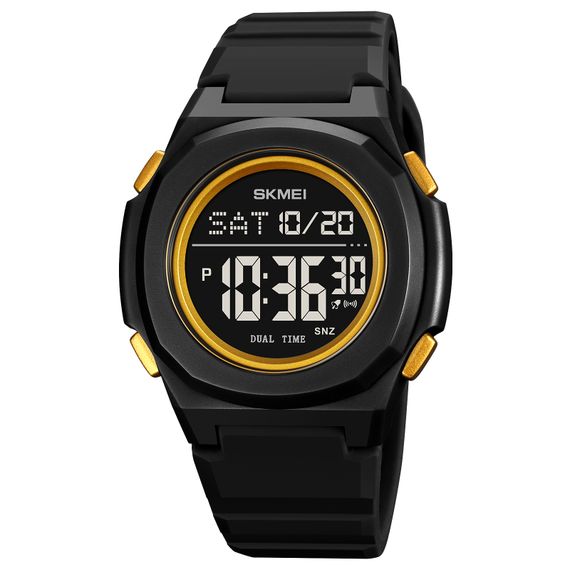 Чоловічий годинник Skmei 2023BKGD-BK Black-Gold Black