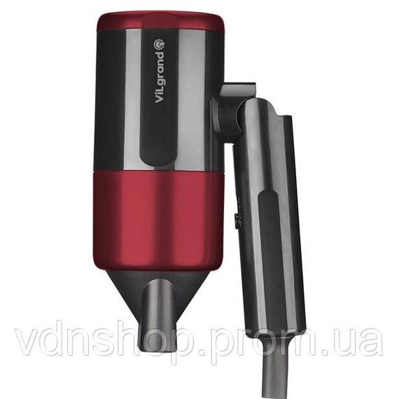 Фен практичний ViLgrand VHD-1815FI 1800Вт, Фен для укладання волосся з функцією іонізації NY-46 | Зображення 1