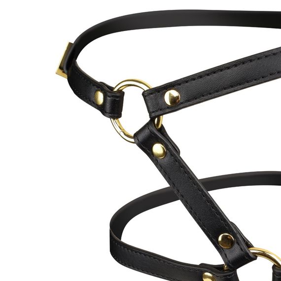 Маска-збруя для орального сексу LOCKINK SEVANDA Blowjob Head Harness | Зображення 4