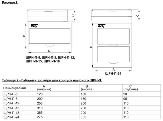 Корпус пластиковий ЩРН-П-15 модульний навісний IP65 Ny95000932 | Зображення 6