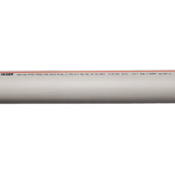 Труба поліпропіленова PN16 Koer PPR 63x8,6 (KR3078) | Зображення 1