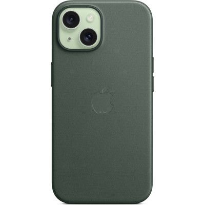 Чехол для мобильного телефона Apple iPhone 15 FineWoven Case with MagSafe Evergreen (MT3J3ZM/A) | Зображення 3