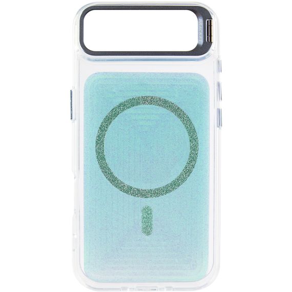 Чохол TPU+PC Jewel Sparkle with Magnetic Fit для Apple iPhone 17 Air (6.5") Aqua Blue | Зображення 1