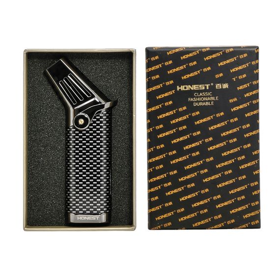 Газовая Турбо Зажигалка Для Сигар Honest Triple 3 Jet Flame | Зображення 1