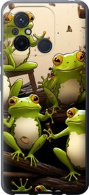 Чехол на Xiaomi Redmi 12C Жабки "5656u-2962-17620"