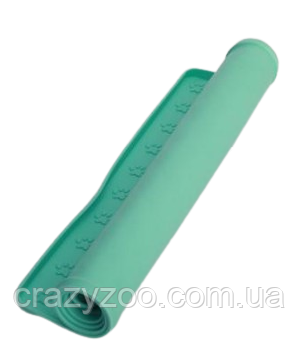 Силіконовий килимок під миску для собак та котів EcoToys бірюзовий 48х30 см 800317 | Зображення 4