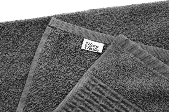 Набір рушників махрових Ardesto Lotus, 50х90см, 70х140см, 2шт, 100% бавовна, темно-сірий (ART2357MC) | Зображення 6