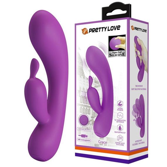 Перезаряжаемый вибратор PRETTY LOVE - Grace, BI-014694-1 sexstyle