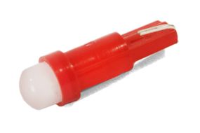 Светодиодная лампа AllLight T 5  1 диод  COB W2*4.6d 12V RED