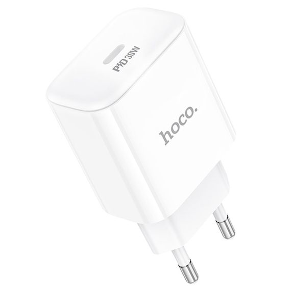 СЗУ 110-240V HOCO C76APro, USB-C, PD30W, PPS, QC3.0, White, Box | Зображення 3