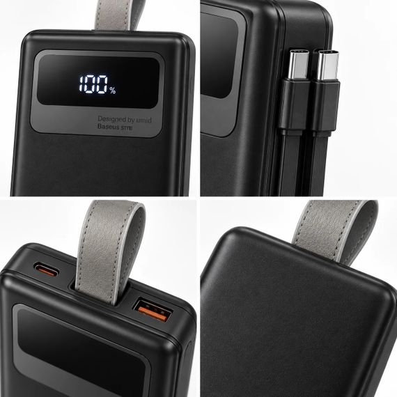 Чорний Power Bank Aroimac ORA503 40000 mAh | Зображення 4
