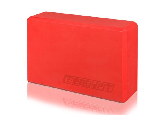 Блок для йоги EasyFit EVA Червоний (EF-1818-R)