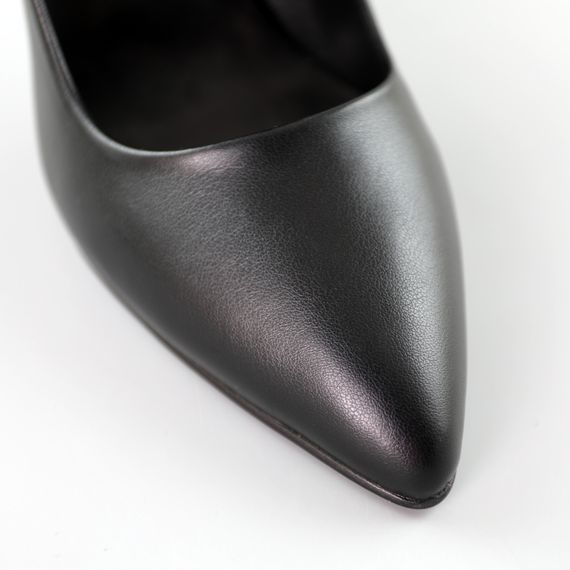 Туфлі човники жіночі 591618 Чорні 35 36 37 38 39 | Зображення 3