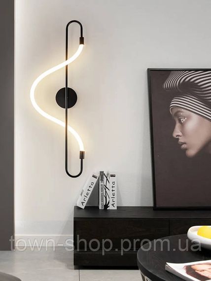 Бра настенное LED WJ221/1-bk-k Черный 70х25х8 см.