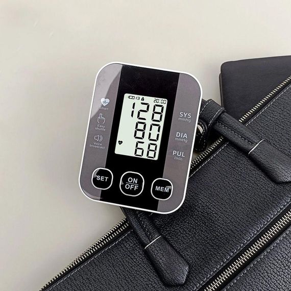 Автоматичний цифровий тонометр від батарейок або USB, BR-510 / Електронний вимірювач тиску / Плечовий тонометр з дисплеєм | Зображення 5