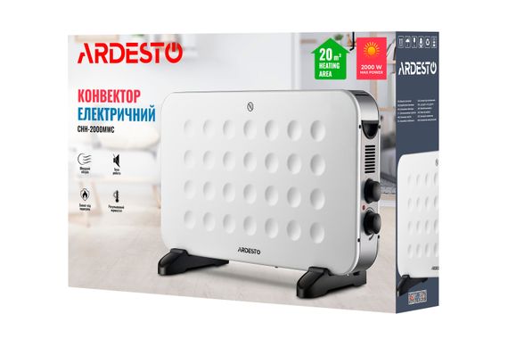 Конвектор електричний ARDESTO  CHH-2000MWC (CHH-2000MWC) | Зображення 2