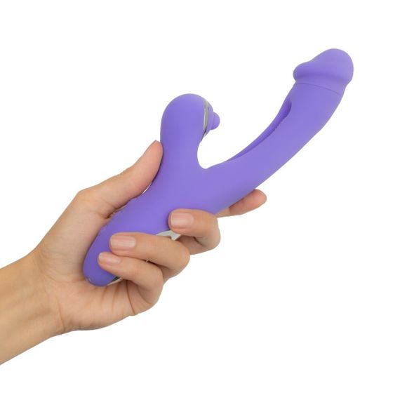 Вібратор-кролик Good Vibes Only - Tess Rabbit Vibrator with G-Spot Stimulator Sex Aura | Зображення 6