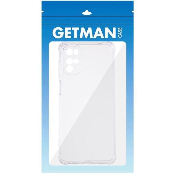 TPU чехол GETMAN Ease logo усиленные углы Full Camera для Motorola Moto G22 Бесцветный (прозрачный) | Зображення 4