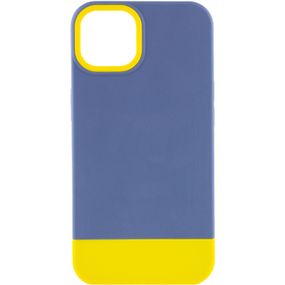 Чохол TPU+PC Bichromatic для Apple iPhone 13 (6.1") Силікон, Blue / Yellow