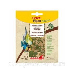 Корм для риб Sera Vipan Nature в пластівцях 12 г 00132