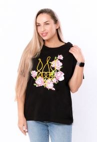 Футболка жіноча (оверсайз) Носи своє 44 Чорний (p-11679-127706)