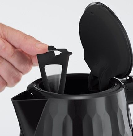 Чайник Russell Hobbs 26051-70 Honeycomb Black, 2400 Вт, 1,7 л, відкидна кришка, чорний (26051-70) | Зображення 4
