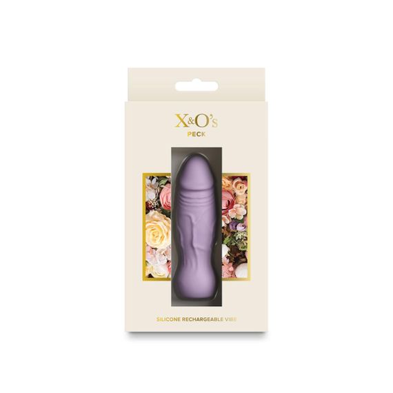 Міні-вібратор NS Novelties X&O's - Peck - Lavender Sex Aura | Зображення 2