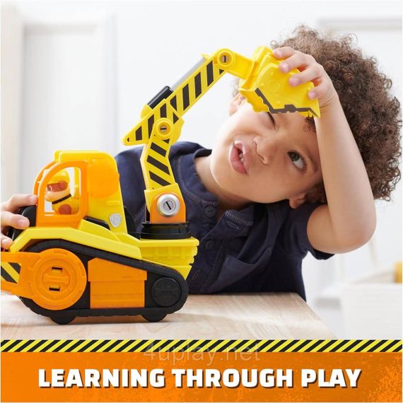 Щенячий патруль Кремез і команда Бульдозер та фігурка Кремеза Делюкс Paw Patrol Rubble & Crew Rubble’s Bulldozer | Зображення 6