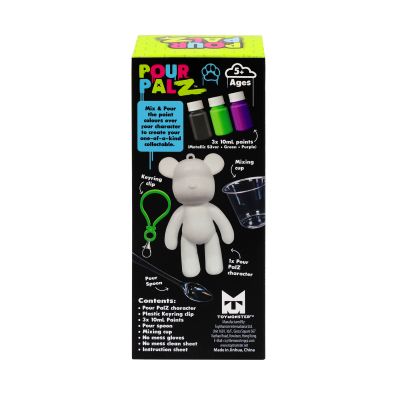 Набор для творчества ToyMonster Pour Palz Флюид Арт - Брелок Мишка (GS-G08162) | Зображення 4