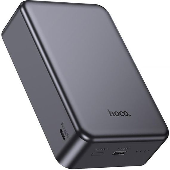 Портативное ЗУ Power Bank Hoco J160B Original PD20W с БЗУ 20000 mAh Metal gray | Зображення 4