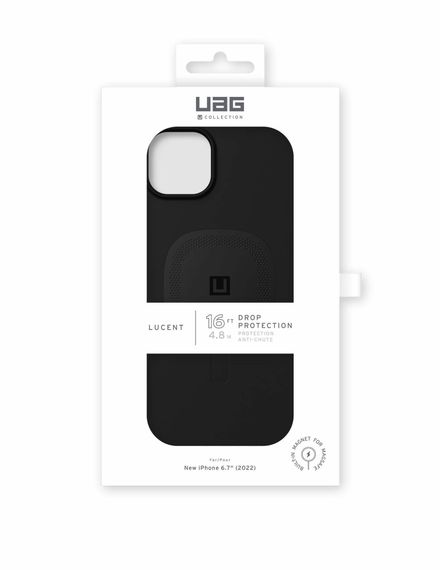 Чохол UAG [U] для Apple iPhone 14 Plus Lucent 2.0 Magsafe, Black (114077314040) | Зображення 9