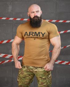 Тактична потовідвідна футболка SABUR армія кайот ВТ6573