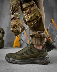 Городские тактические  кроссовки DETROID олива  ДЛ6263