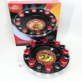 Алкогольная рулетка с рюмками игровой набор "Пьяная рулетка" 16 рюмок, Игра для развлечения на вечеринке ED-68