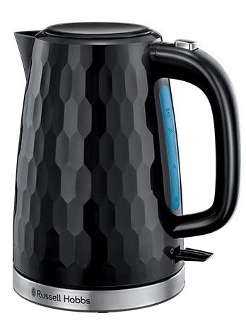 Чайник Russell Hobbs 26051-70 Honeycomb Black, 2400 Вт, 1,7 л, відкидна кришка, чорний (26051-70)