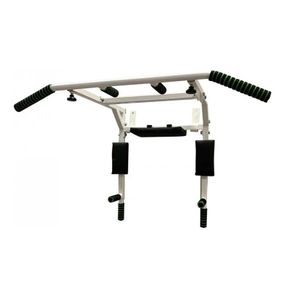 Турник-брусья настенный Iron 4 в 1 с мягкими ручками белый NE-TR-4W