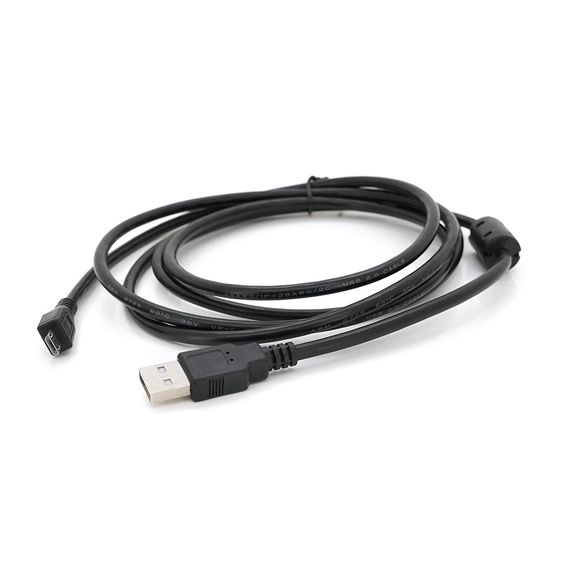 Кабель USB 2.0 (AM/Miсro 5 pin) 1, 8 м, чорний, Пакет Q250
