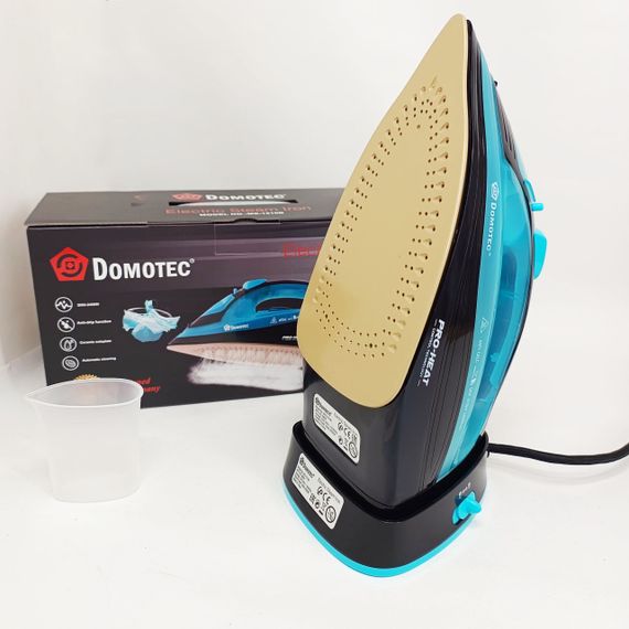 Утюг отпариватель для глажки вещей Domotec MS-1210В 2400Вт, Паровой утюг для свежести одежды RT-22 | Зображення 5
