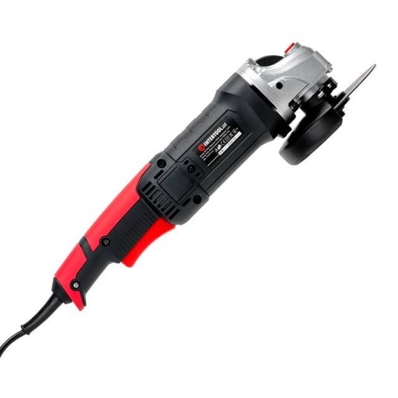 Шліфмашина кутова, 1200 Вт, діаметр кола 125 мм, 10000 об./хв INTERTOOL WT-02241 | Зображення 4