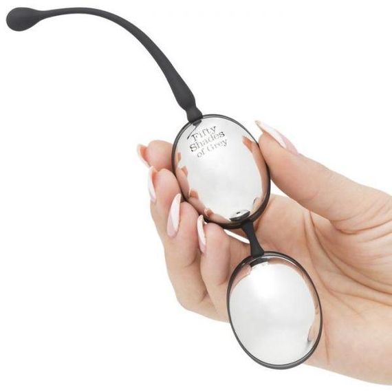 Серебристые вагинальные шарики Fifty Shades of Grey 2019 sexstyle | Зображення 7